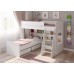 Двухъярусная кровать Легенда 26.2 белая